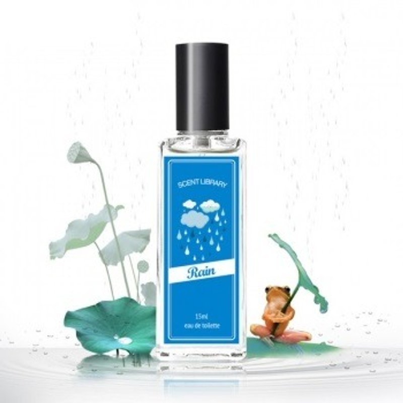【Rain雨滴】ScentLibrary自然系列淡香水15ml - 其他 - 其他材質 藍色