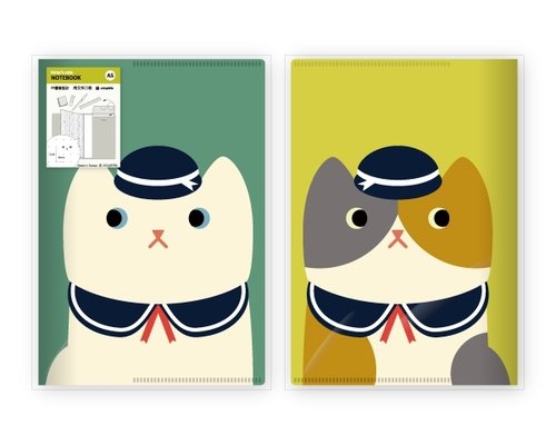 hime&#x27;s cats　カバー付きノート「紳士猫」