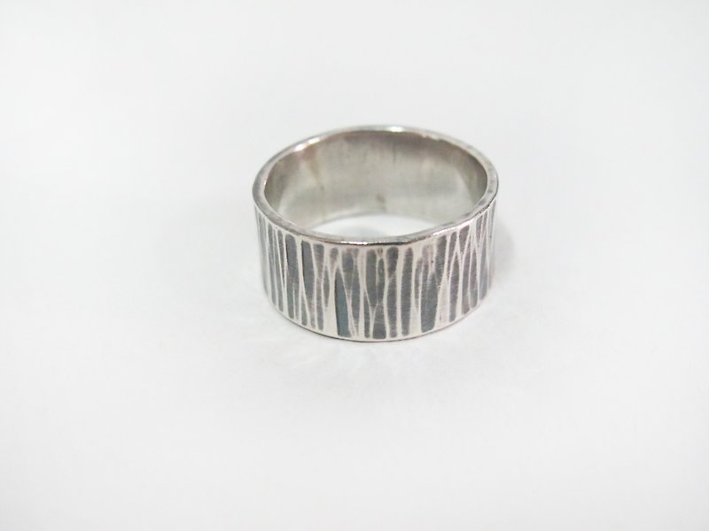 Màn 工【Passing Years x Male Ring】 - แหวนทั่วไป - โลหะ ขาว