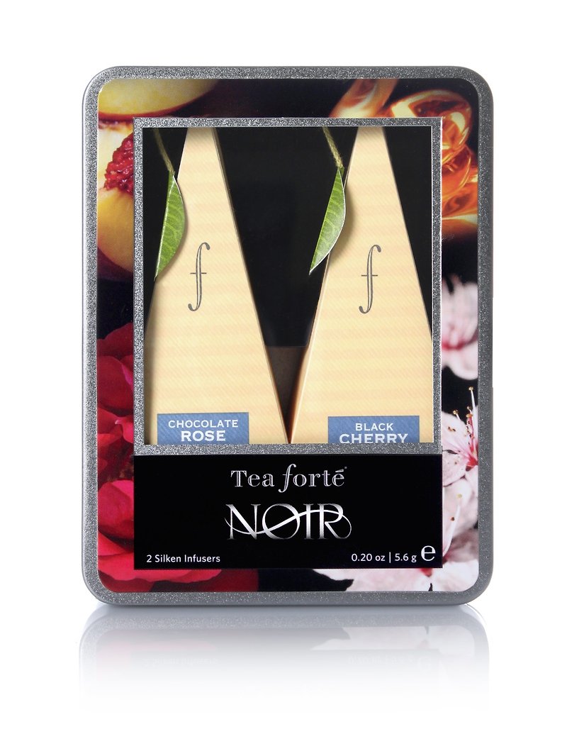 Buy one get one spot clearing {} Tea Forte 2 tea bags into the silk - Star selected collection Noir Collection - ชา - อาหารสด สีดำ