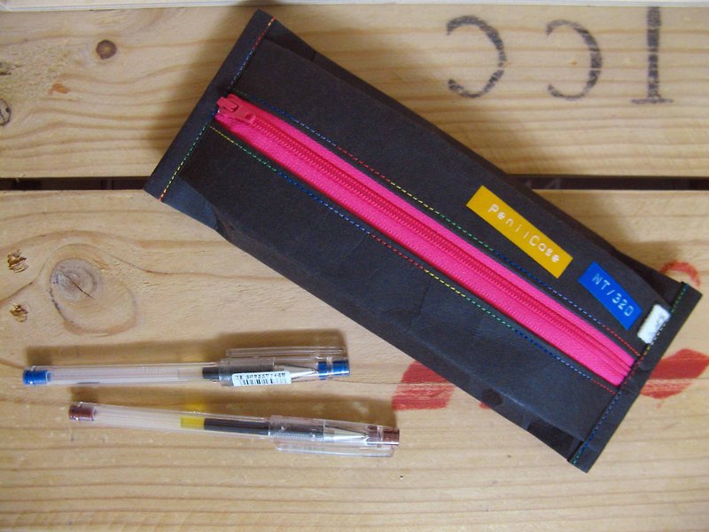 【Anymore】 Tetra Pak Easy bag - Pencil Cases - Paper Multicolor