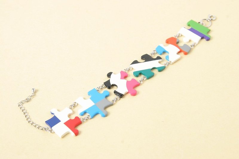 Puzzle bracelet excursion eve - สร้อยข้อมือ - พลาสติก หลากหลายสี