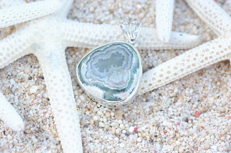 Ocean Jasper pendant - Necklaces - Gemstone Multicolor