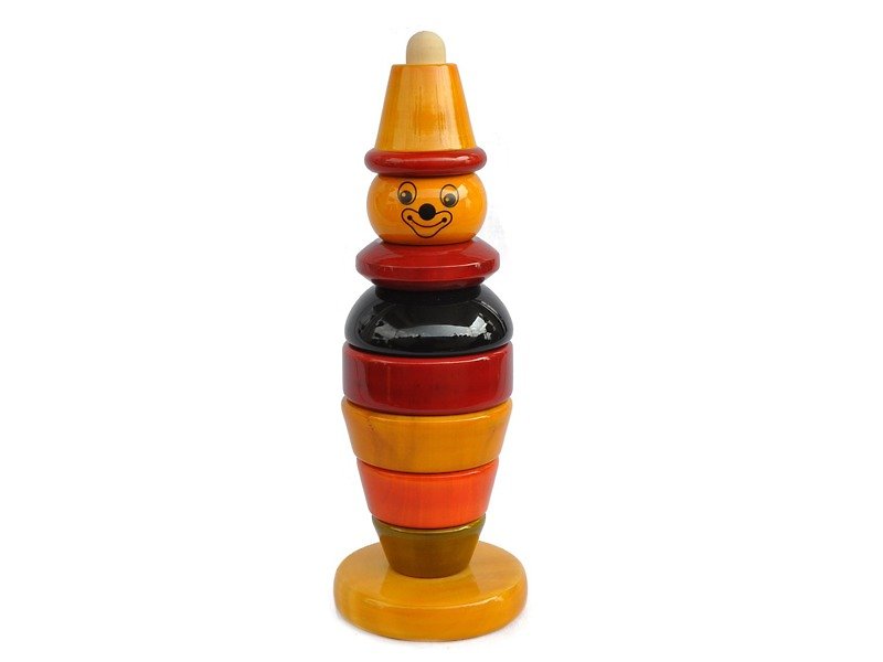 MAYA BIBBO Bibo Stacker - Kids' Toys - Wood Multicolor