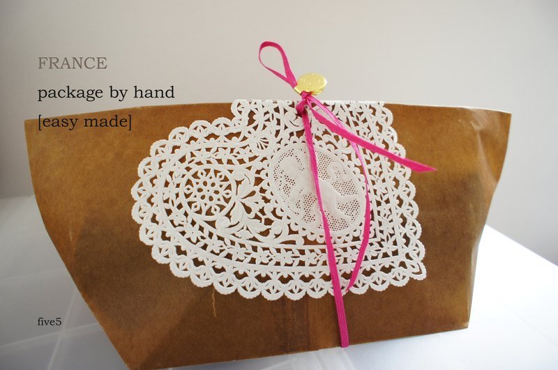 PACKAGE-easyMADE [法式包裝- 簡易懶人包]---適糖果、手作餅或軟性材質等的包裝 - 信封/信紙 - 紙 白色
