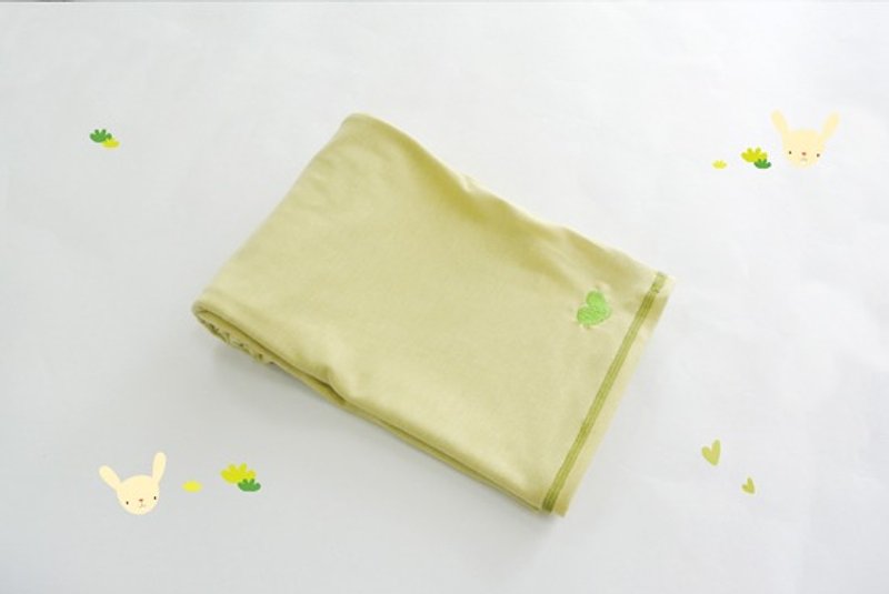 Multipurpose LOVE scarves - candy girl sweetheart - ผ้าพันคอ - ผ้าฝ้าย/ผ้าลินิน สีเขียว