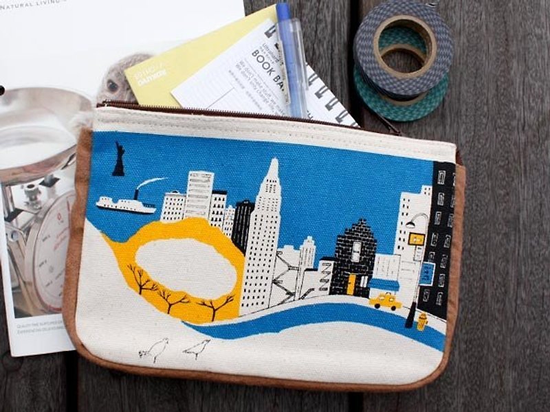 ultrahardx illustrator Linyi Fen [you are doing, city】 Series - Good night, New York Pencil / pouch - Pencil Cases - Other Materials 