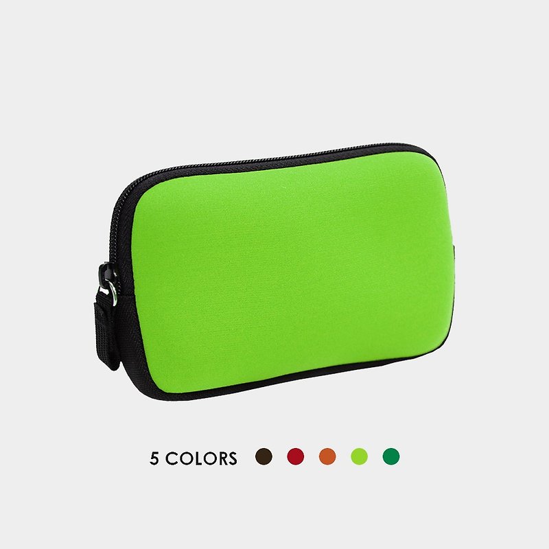 Digital storage bag, wire bag, hard disk bag, camera bag, shockproof bag - ที่เก็บสายไฟ/สายหูฟัง - วัสดุกันนำ้ สีเขียว