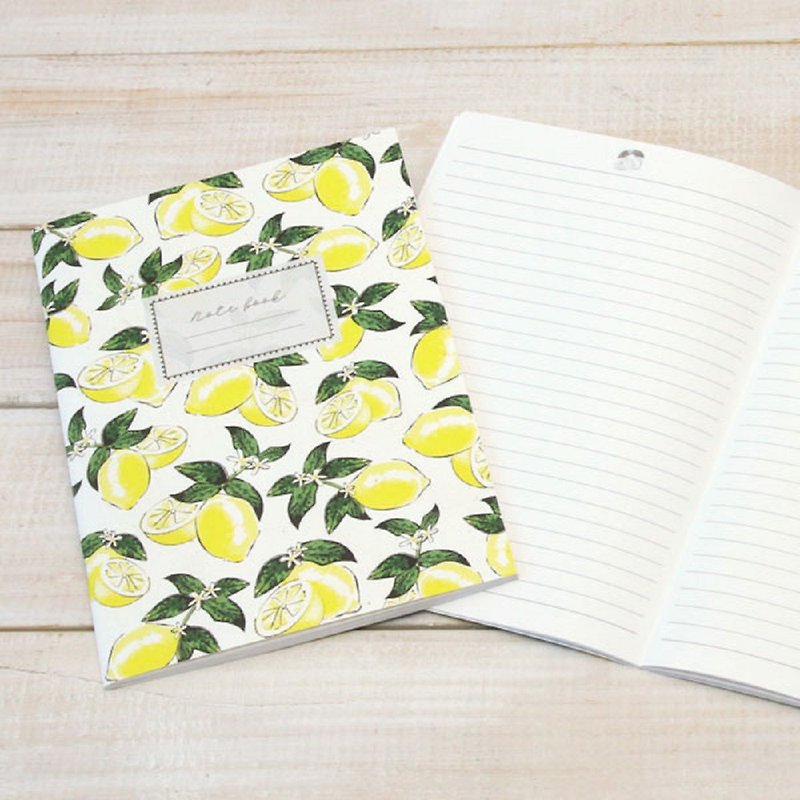 Japan [LABCLIP]Fruite Series A5 note Notebook / Lemon - สมุดบันทึก/สมุดปฏิทิน - กระดาษ สีเหลือง