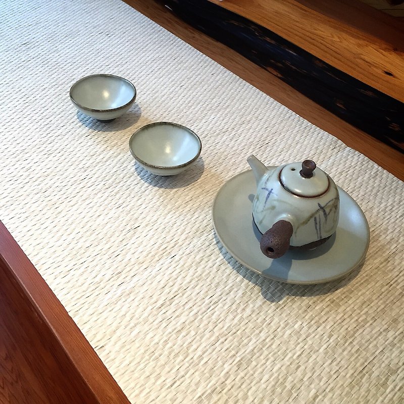 紙製の台湾茶の席 - ホワイト - ランチョンマット - 紙 ホワイト