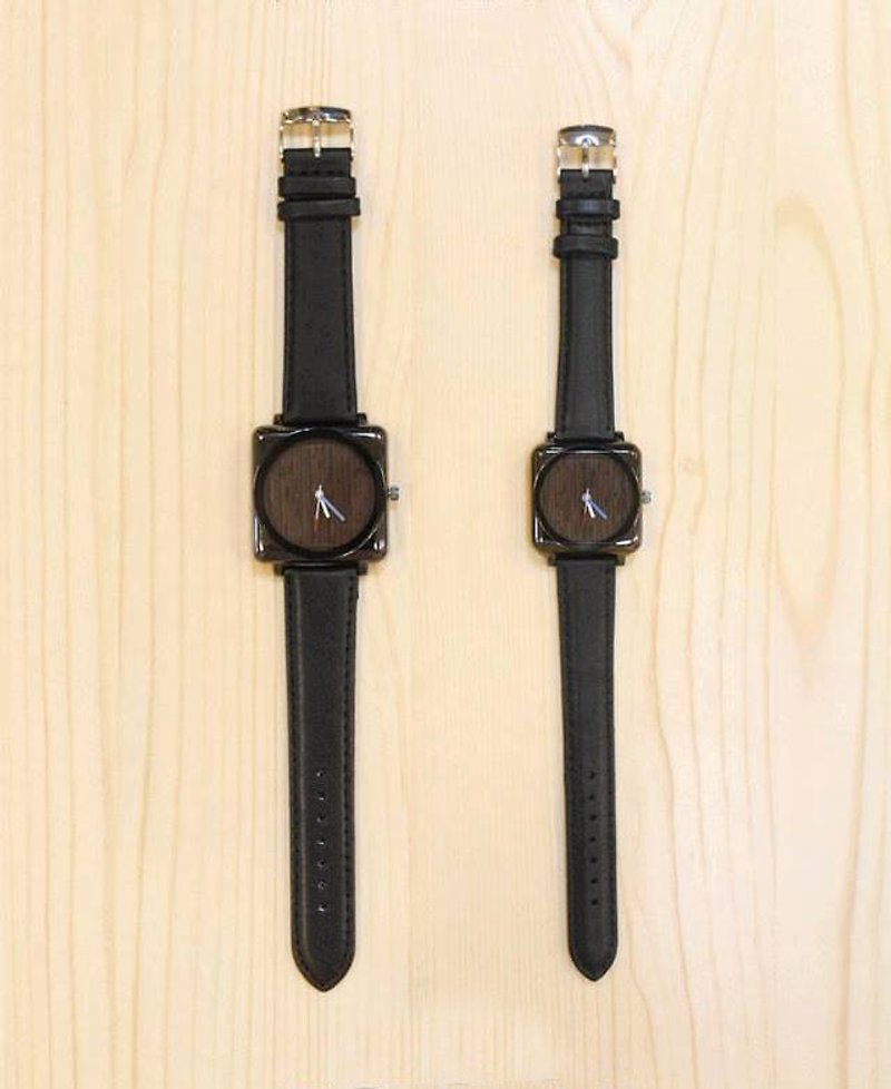 FRAME couple supporting nuclear handmade wooden table watch (free shipping) - อื่นๆ - ไม้ สีนำ้ตาล