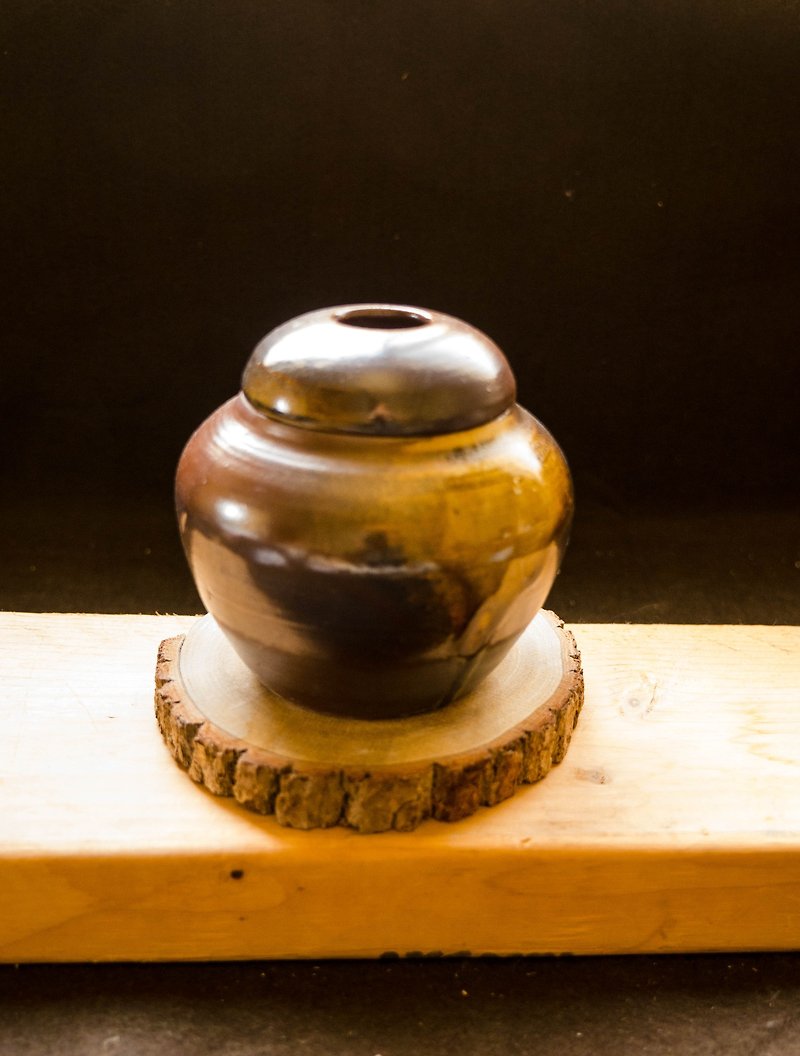 Wood burning models - Japanese-style tea warehouse earthenware pots - ถ้วย - วัสดุอื่นๆ หลากหลายสี