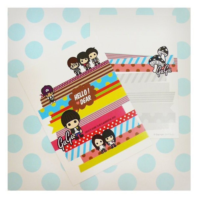 HELLO▲ postcard - Cards & Postcards - Paper Multicolor