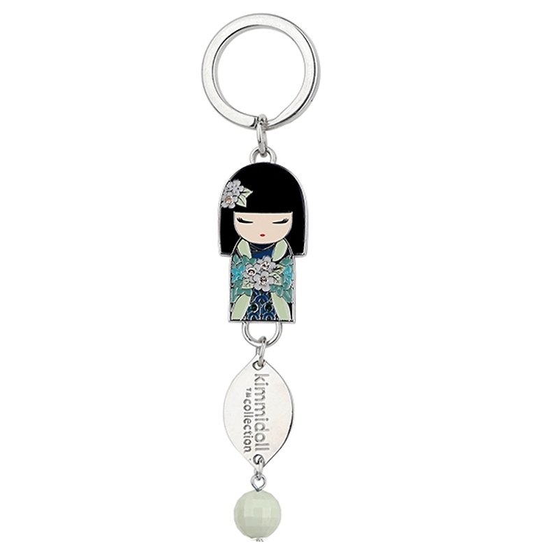 Kimmidoll and blessing doll charm key ring Masayo - Keychains - Other Metals Multicolor
