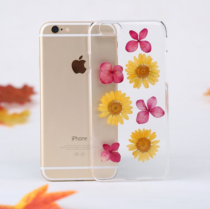 iPhone 5手機殼 Samsung押花手機保護殼 iPhone手機套Flower iPhone Case Clear Samsung Case - 手機殼/手機套 - 其他材質 多色