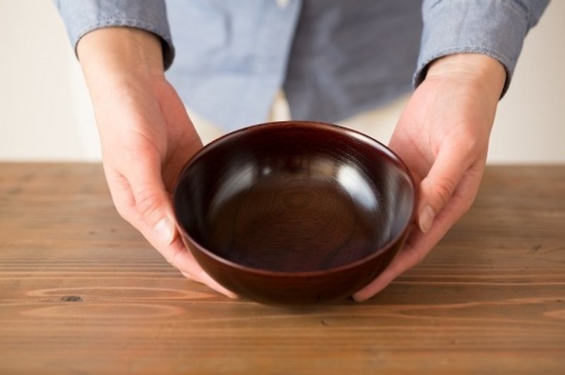 【再入荷】毎日使える拭き漆の器 - 茶碗・ボウル - 木製 ブラウン