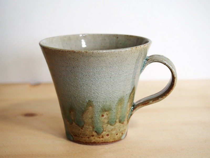 陶器 咖啡杯 yc-003 - 咖啡杯/馬克杯 - 其他材質 綠色