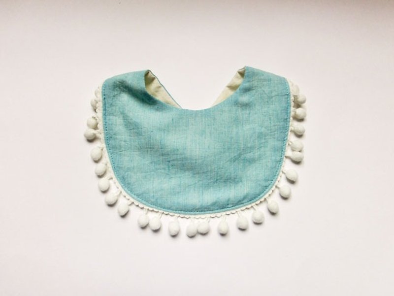 Organic cotton tropical blue style - Bibs - Other Materials Blue