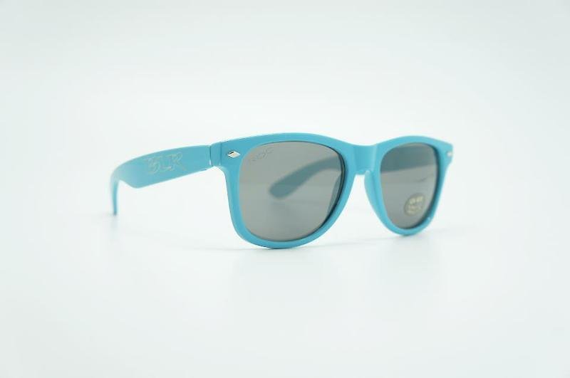 塑膠 太陽眼鏡/墨鏡 藍色 - BLR 雷朋款 Eyewear 太陽眼鏡 Finn Blue 阿寶藍