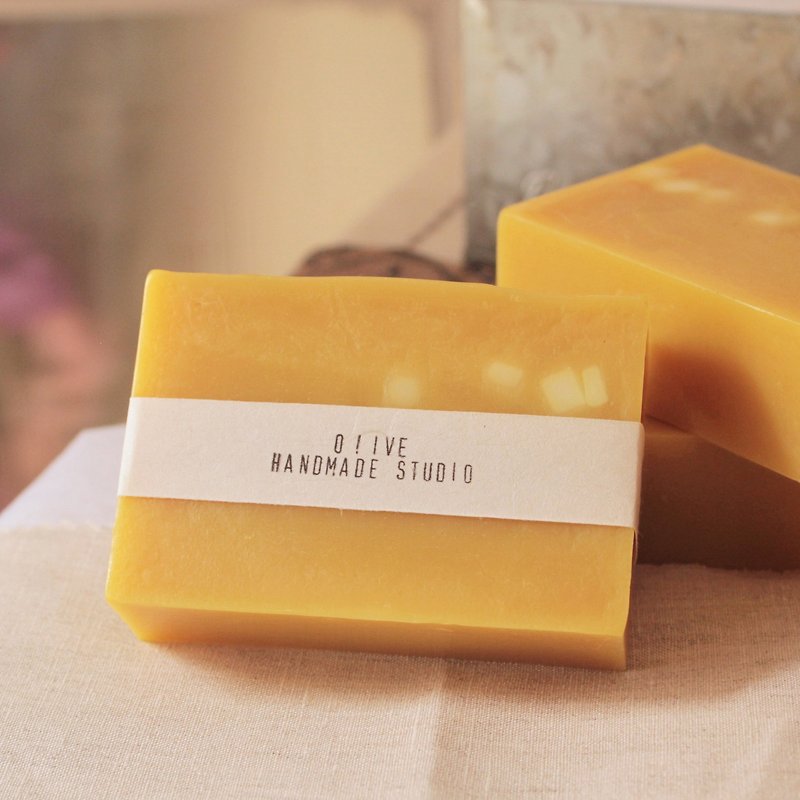 其他材質 肥皂/手工皂 - 黃色假期手工皂/酪梨橄欖皂/梔子黃