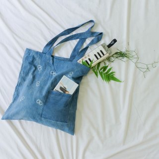 Endless rain 101 ::: Natural Indigo Totebag :::