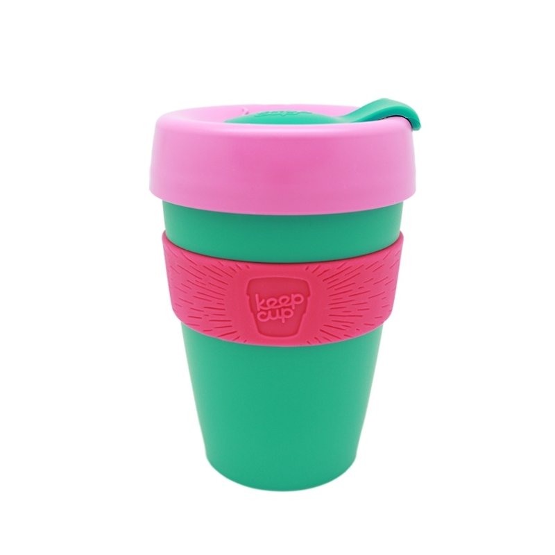 KeepCup portable coffee cup - promoters series (M) Emily Asia - แก้วมัค/แก้วกาแฟ - พลาสติก สีเขียว