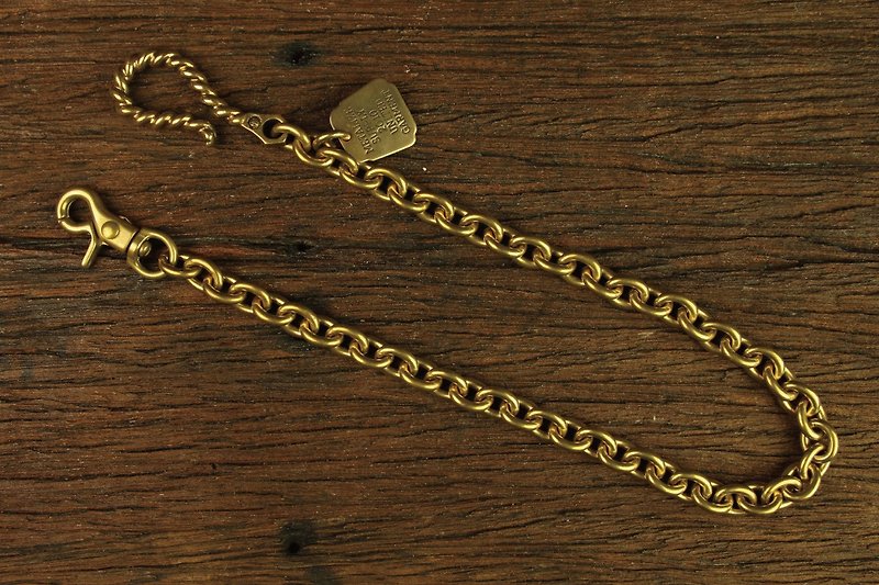 [METALIZE] Twist Big Brass Hanger Waist Chain - ที่ห้อยกุญแจ - โลหะ 