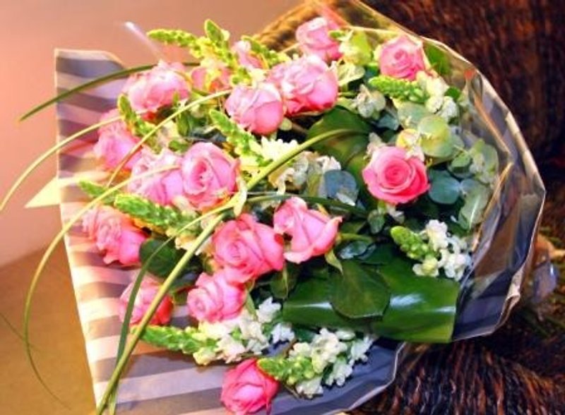 ロマンチックな感情 - 観葉植物 - 寄せ植え・花 ピンク