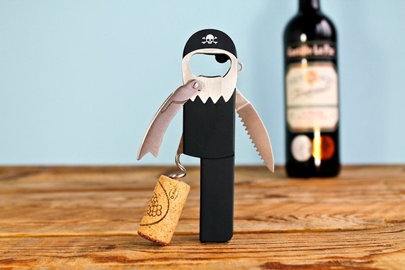 Pirate Captain Corkscrew: Father's Day Gifts / exchanging gifts / Christmas gifts - Other - Other Metals Black