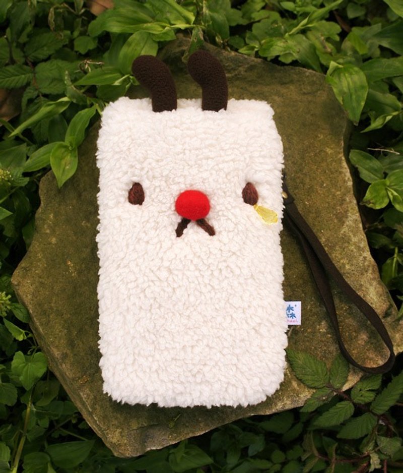 Papa mobile phone bag. - Phone Cases - Other Materials White
