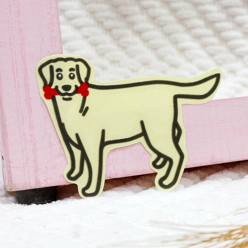 [Reflective Sticker] Labrador Retriever 6*7.9 cm - Stickers - Waterproof Material Multicolor