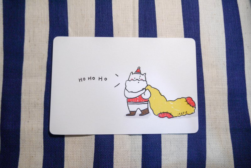 ≡聖誕限定≡ HOHOHO / 插畫明信片 - 卡片/明信片 - 紙 