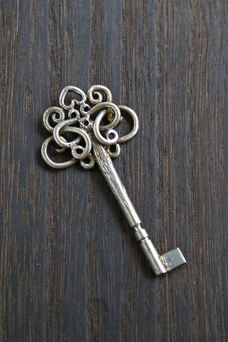 為自己做決定 The Key 解鑰系列 925銀 墜子 - 項鍊 - 其他金屬 灰色
