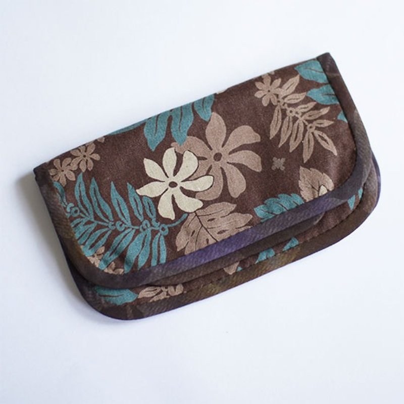 Hawaii Style Wallet - กระเป๋าสตางค์ - ผ้าฝ้าย/ผ้าลินิน หลากหลายสี
