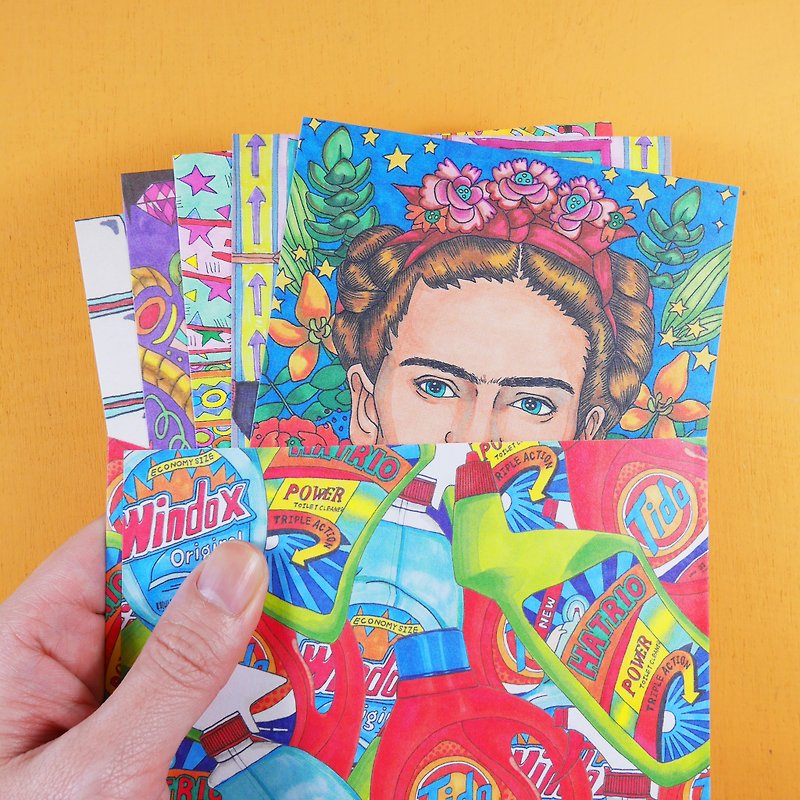 Combo Postcard Set - การ์ด/โปสการ์ด - กระดาษ หลากหลายสี