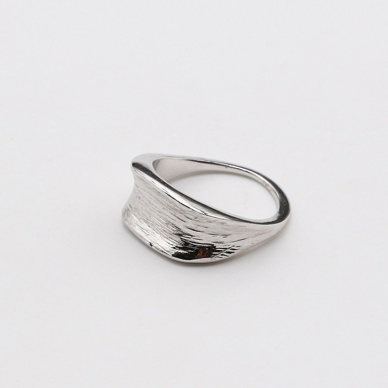 Complementary sterling silver ring - แหวนทั่วไป - เงินแท้ สีเงิน
