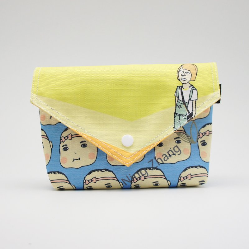 BLR BB BAG Ning [ PONY ] - กระเป๋าคลัทช์ - เส้นใยสังเคราะห์ สีเหลือง
