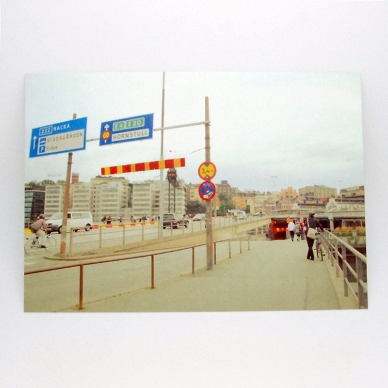 攝影明信片 | 城市小旅行 - 瑞典斯德哥爾摩-街道即景 - 心意卡/卡片 - 紙 多色