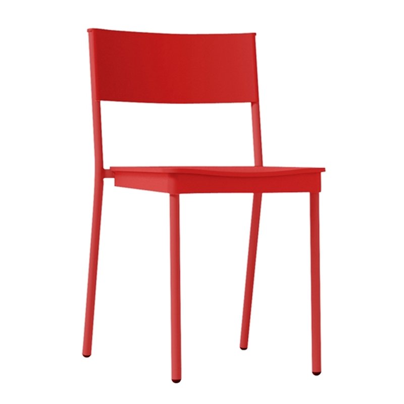 LÄTT Bante Chair_DIY スタッキングチェア/レッド(この商品は台湾のみに配送されます) - 椅子・ソファー - その他の素材 レッド