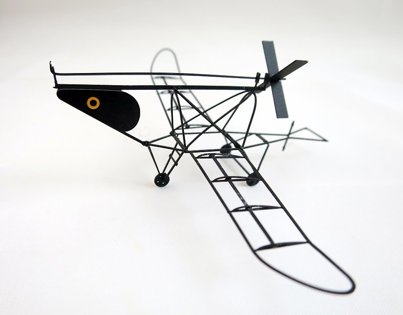 〔SUSS〕日本Aerobase 金屬蝕刻模型組裝人力飛機-The Crow烏鴉造型(黑色)(1/160)-現貨免運 - その他 - 金属 ブラック