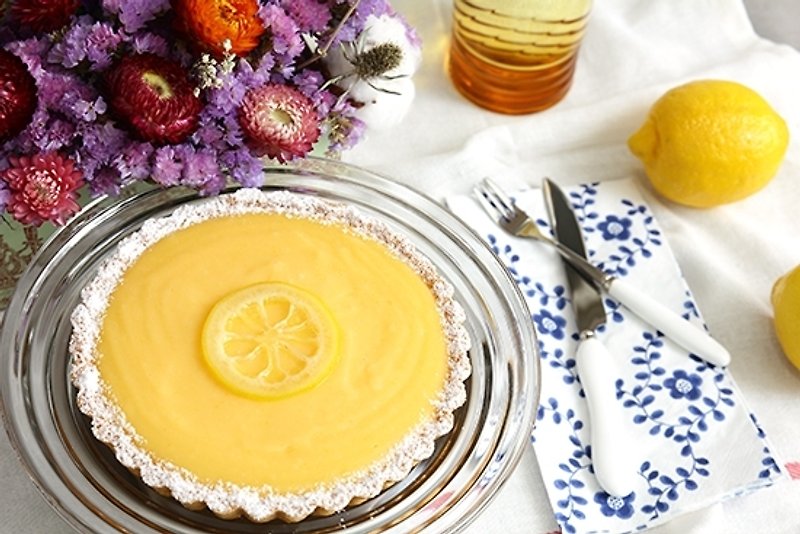 新鮮食材 蛋糕/甜點 黃色 - 純粹檸檬塔 | 現榨黃檸檬原汁製作而成的純粹天然美味