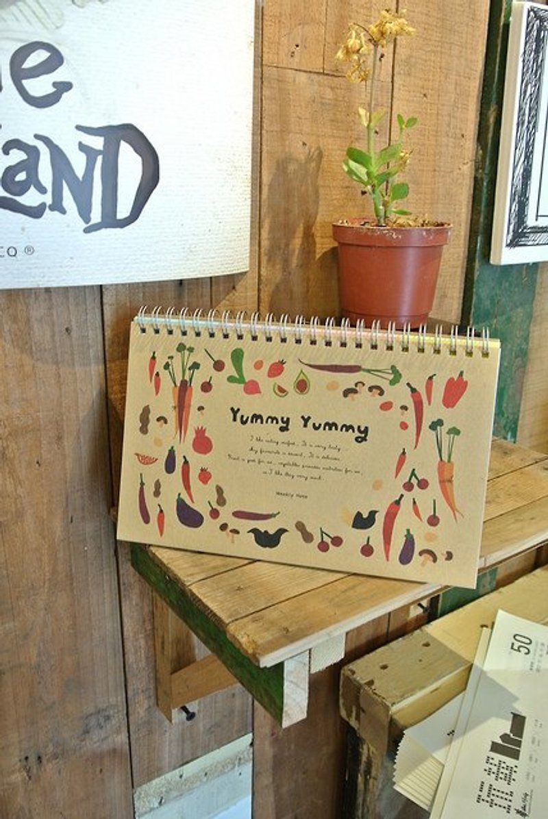 Dimeng Qi - Yummy Yummy week notepad [red fruits and vegetables] ▲ ▲ print products - Notebooks & Journals - Paper Red