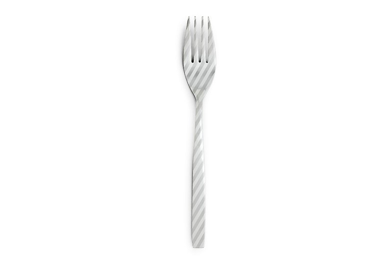 Perrocaliente 斜紋餐叉 - 刀/叉/湯匙/餐具組 - 其他金屬 灰色