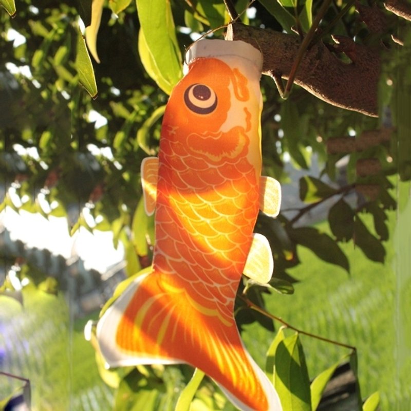 Taiwan Fish Flag 15 CM (Orange) - Items for Display - Other Materials Orange