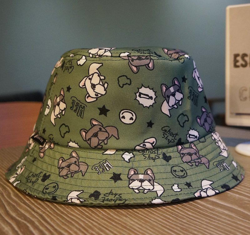 法鬥漁夫帽-法鬥日常/軍綠 - 帽子 - 其他材質 綠色