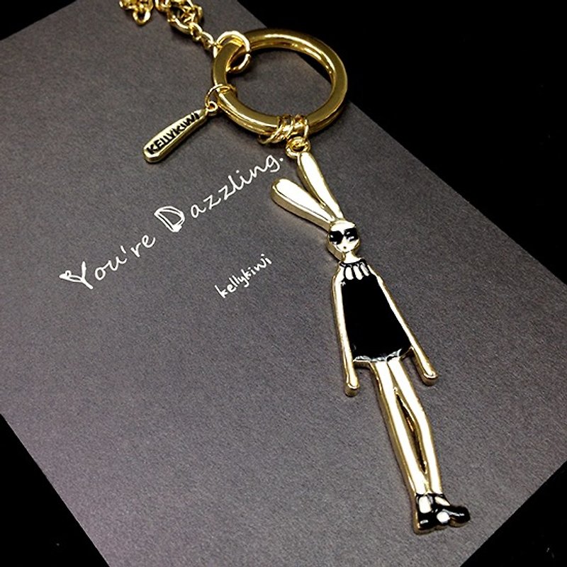 Kellykiwi key ring charm - Keychains - Other Metals Gold