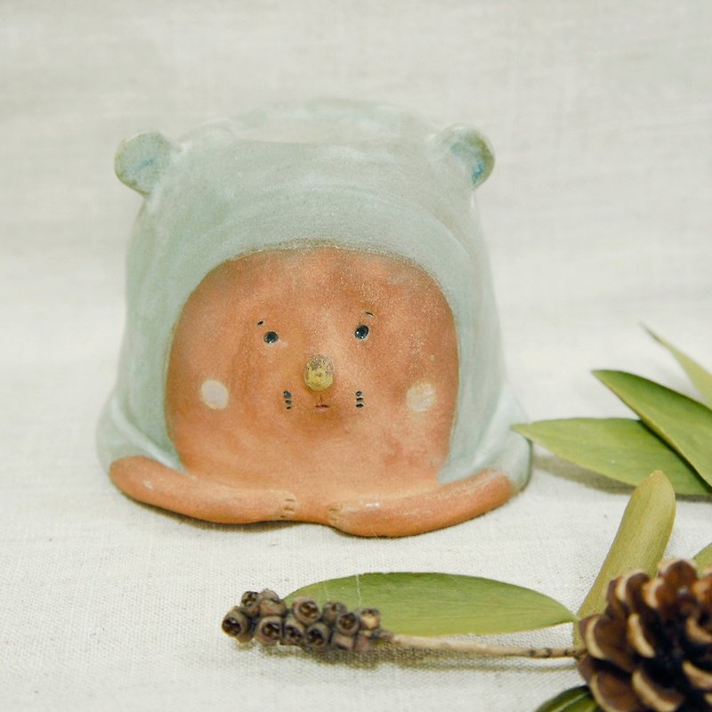﹝ feel Tao as ﹞ mind -e. Tiffin bears - Pottery & Ceramics - Other Materials Blue