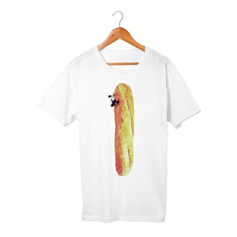 Bread climing T-shirt - เสื้อฮู้ด - วัสดุอื่นๆ 