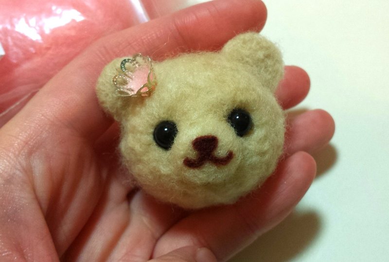 ☆ ☆ wool felt Bear Princess - ตุ๊กตา - ขนแกะ หลากหลายสี