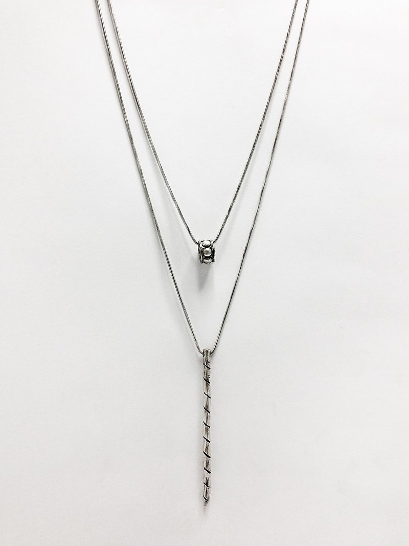 Isidora No. 5·Silver Necklace | Isidora - สร้อยคอ - โลหะ สีเทา